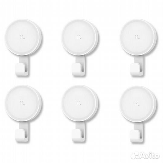Крючки Настенные Xiaomi Hooks 6 Штук