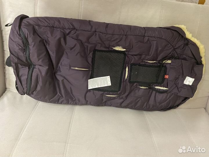 Теплый конверт на овчине