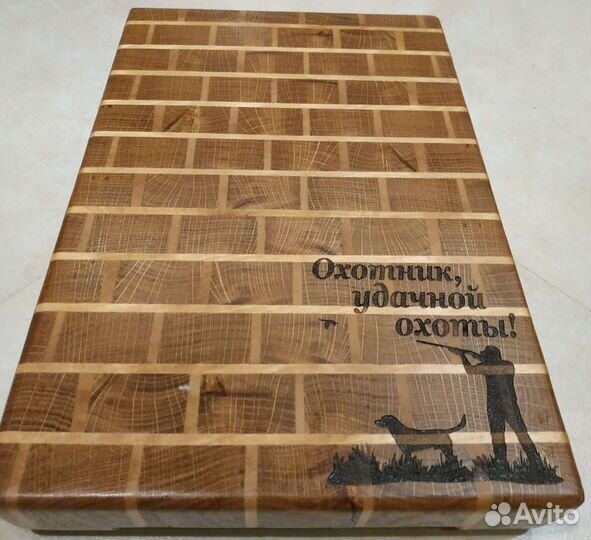 Разделочная доска торцевая из дерева