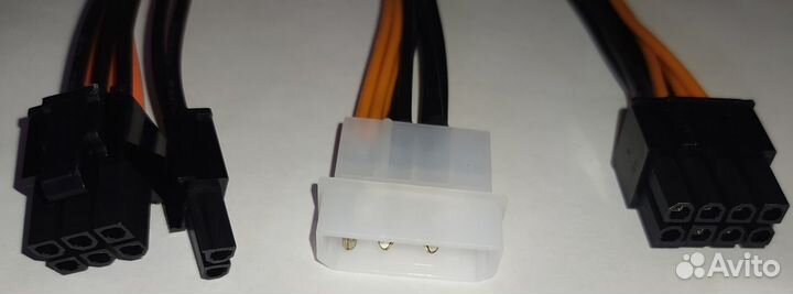 Переходник для питания видеокарты 6 Pin, 8 Pin