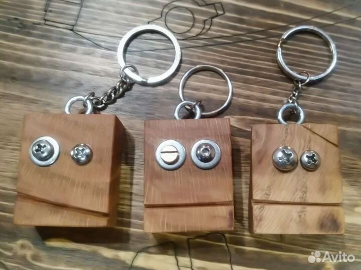 Брелоки роботы ручная работа