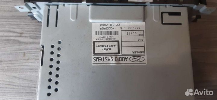 Штатная магнитола Ford Focus II Рестайлинг