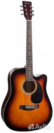 Электро-акустическая гитара Caraya F631CEQ-BS