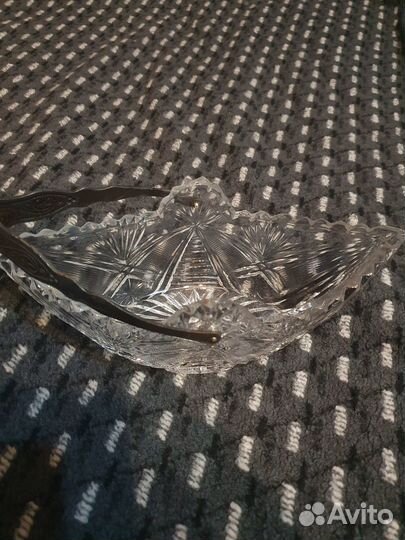 Салатница хрусталь СССР