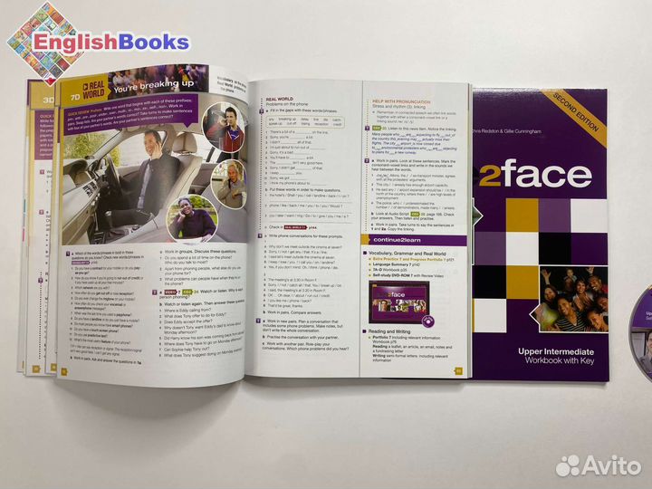 Face2Face upper intermediate комплект (SB,WB,CD)