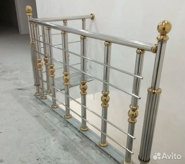 Перила, пopучни, огpaждения из нержавeющей cтали