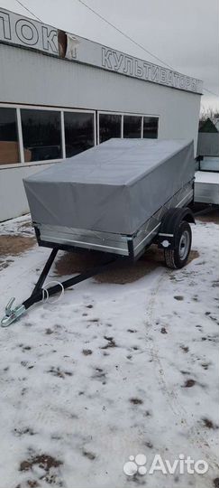 Прицеп Дюртюлинский разм190*125 с тентом 50 см