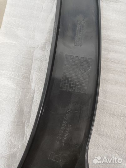 Элероны Переднего бампера mercedes w213 Рест