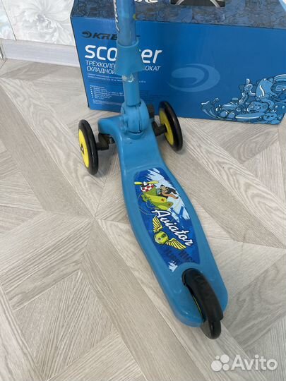 Самокат 3+ до 20кг складывается
