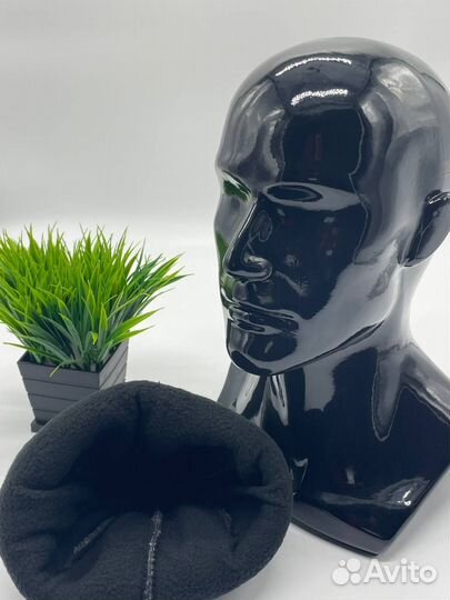 Мужская зимняя шапка с флисом