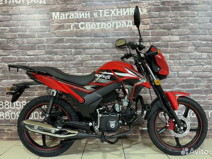 Мопед Alpha City 125cc Black Red Blue (2024г)