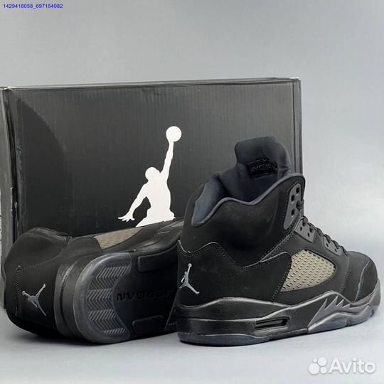 Кроссовки Nike Jordan 5 Black Cat (Арт.11418)