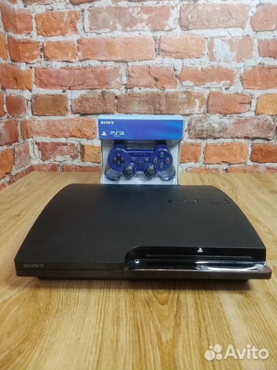 Прошитая Sony Playstation 3 Slim на 1TB + игры