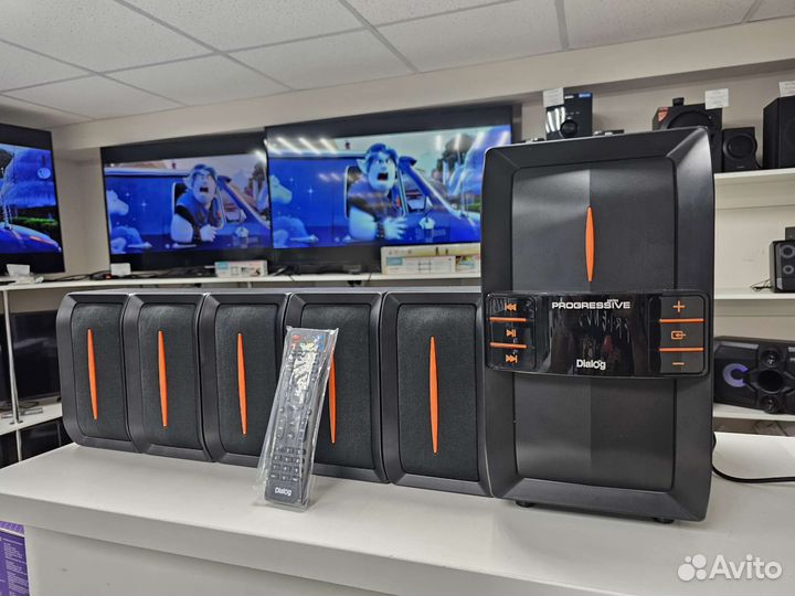 Колонки Dialog 5.1 100Вт Bluetooth (Окт139)