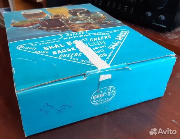 Бокал. Стекло. Богемия. formula1. 6 штук