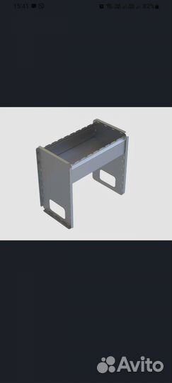 Мангал коптильня разборный 5 в 1