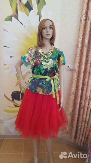 Блузка шелковая 42 44