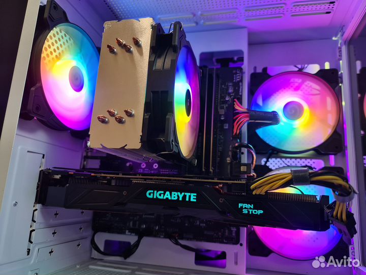 Игровой компьютер intel Core i3 10105F, GTX 1070