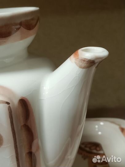 Набор чайник и поднос зик