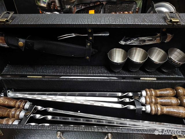Набор шампуров в кейсе