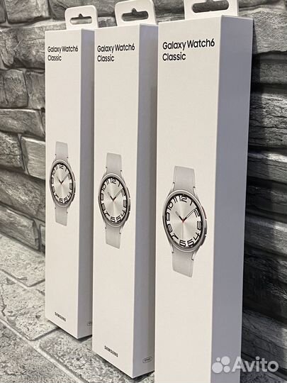 Часы Samsung Galaxy Watch 6 Classic 47мм серебро