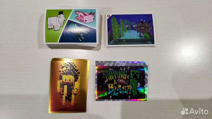 Наклейки panini Майнкрафт