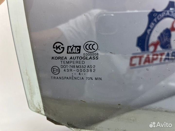 Стекло двери заднее правое Hyundai Sonata IV (EF)