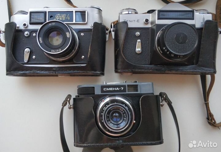 Пленочные фотоаппараты фэд, Зенит, Смена