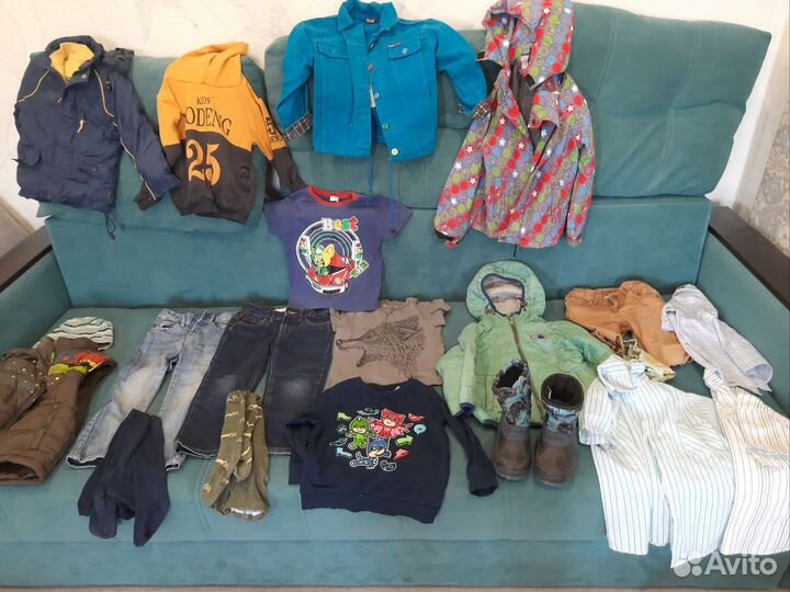 Одежда пакетом для мальчика 4 - 5 лет