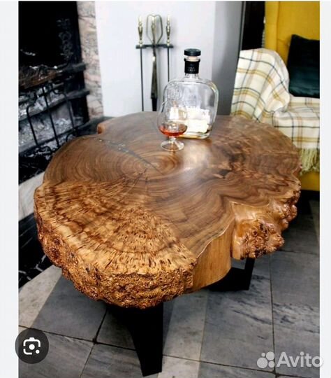 Журнальный столик из слэба