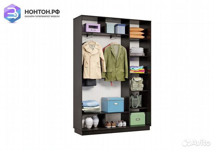 Шкаф-купе двухдверный Арго венге