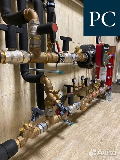 Монтаж отопления водоснабжения водоотведения