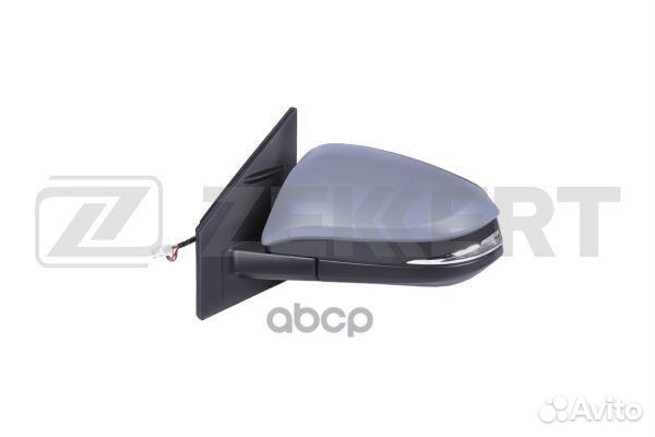 Зеркало в сборе левое / грунтованное / выпуклое