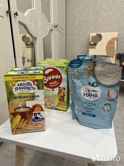 Детские каши молочные