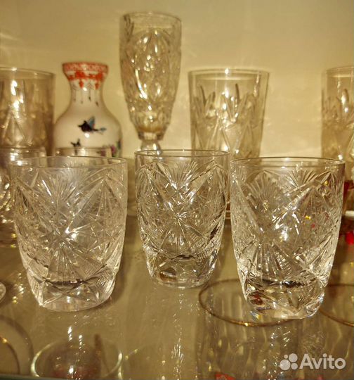 Хрусталь времен СССР в ассортименте