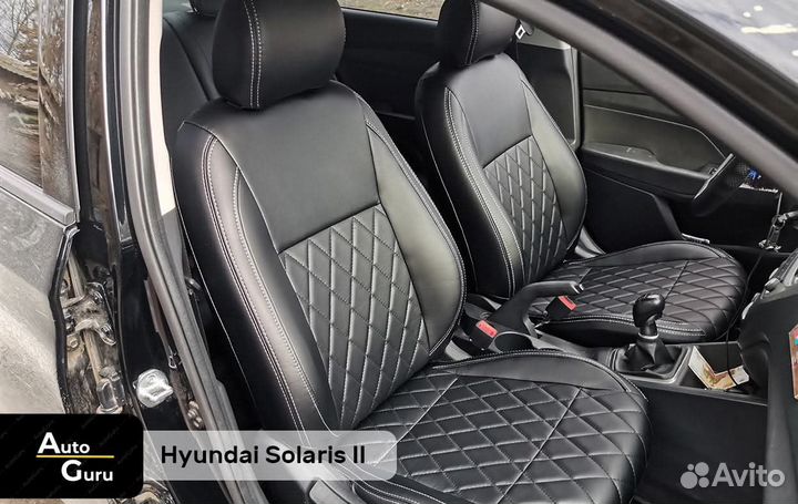 Чехлы на Hyundai Solaris 2