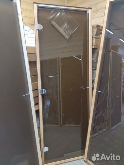 Двери для бани и сауны стеклянные