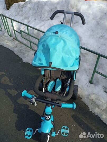 Велосипед с родительской ручкой