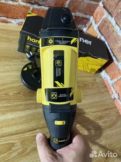 Болгарка (ушм) 125 Hanskonner HAG12125EC