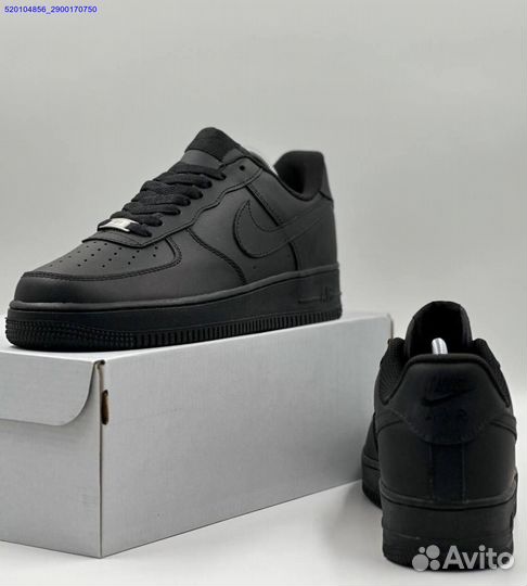 Кроссовки Nike Air Force Low Black (Арт.24835)