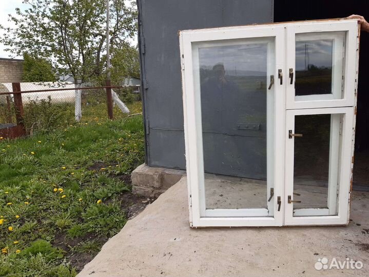 Деревянные окна со стеклопакетом бу