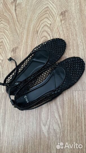 Балетки сетка mango