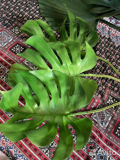 Листы монстеры искусственные