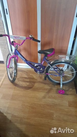 Велосипед novatrack 20” vector фиолетовый