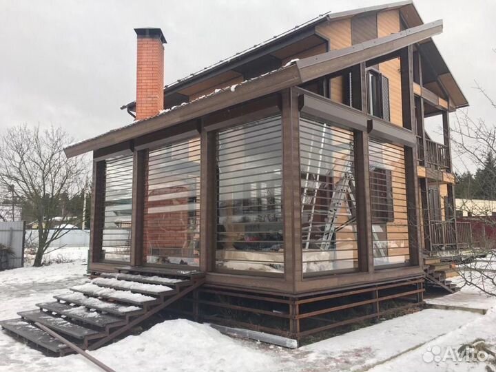 Прозрачные роллеты/прозрачные рольставни/роллеты