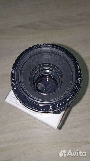 Объектив canon 50mm f 1.8 ll