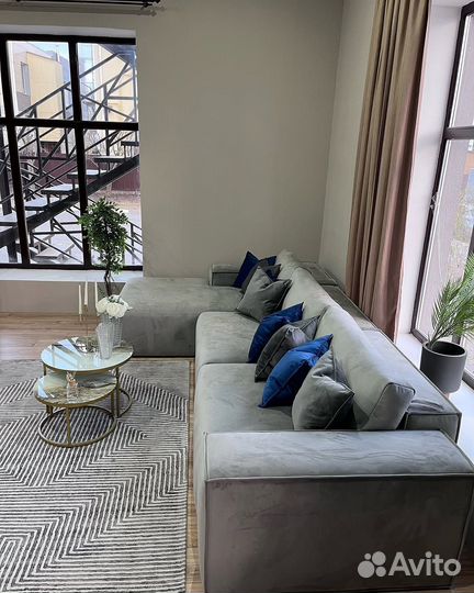 Мягкий угловой диван