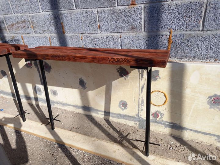 Скамья садовая для установки в бетонное основание