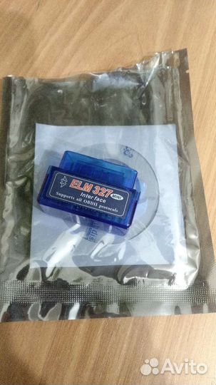 Elm327 obd2 сканер v. 1.5 чип PIC18F25K80