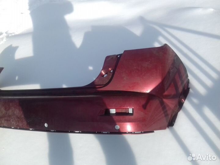 Nissan Juke бампер задний вишня оригинал